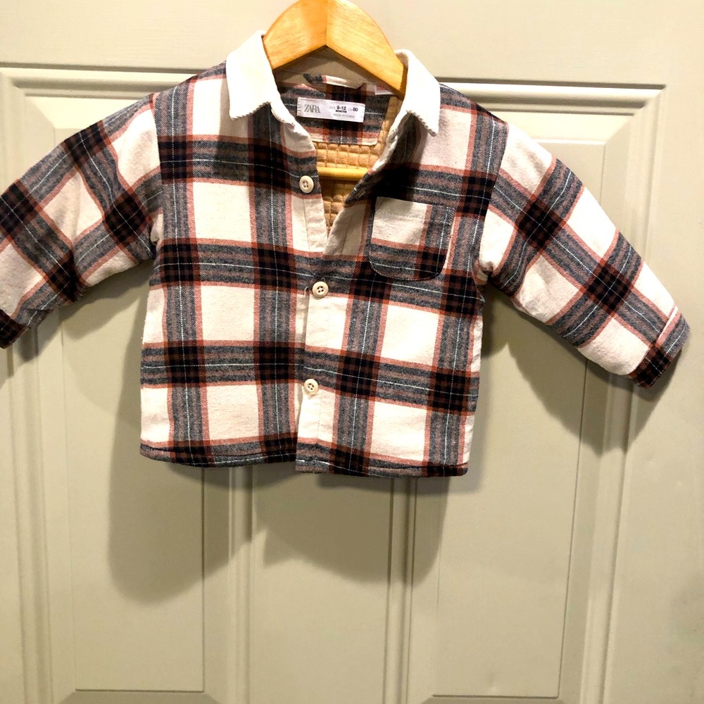 ZARA BOYS SZ 9-12 M JACKET